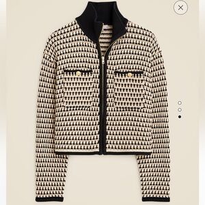 NWT J. Crew Jacquard Sweater Jacket